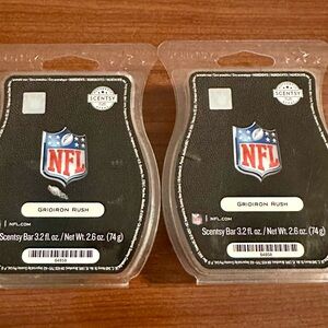 2 Scentsy NFL Gridiron Rush Scent Bars - Black